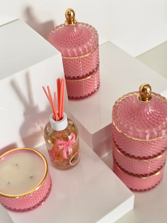 Triple Gold Pink Combo Set