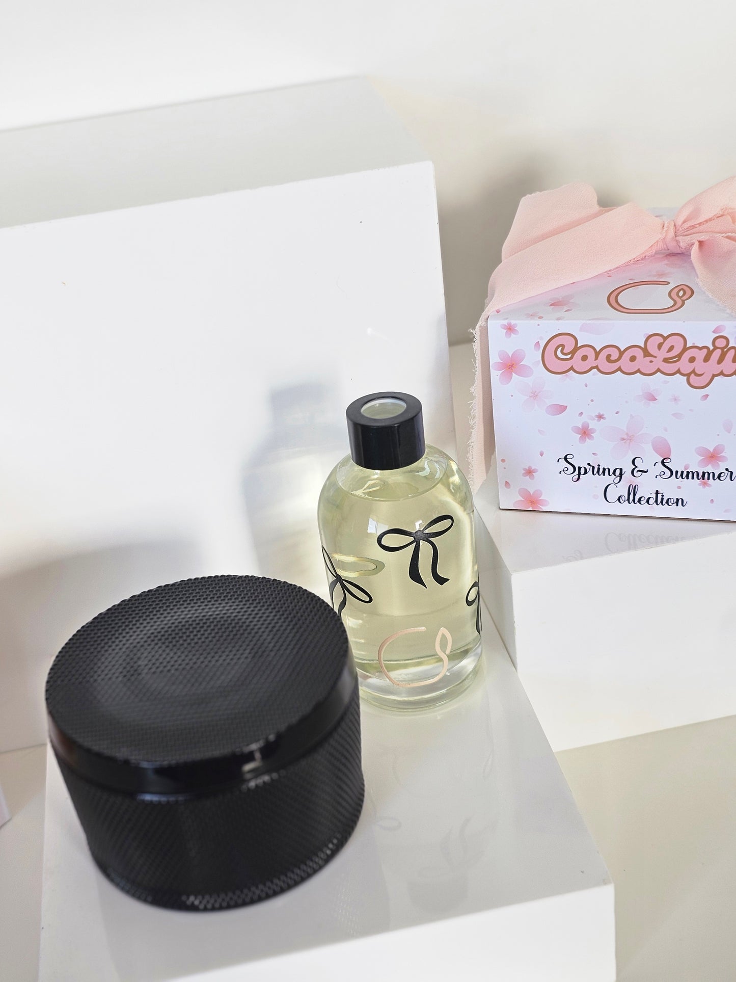 Black Satin Combo Set