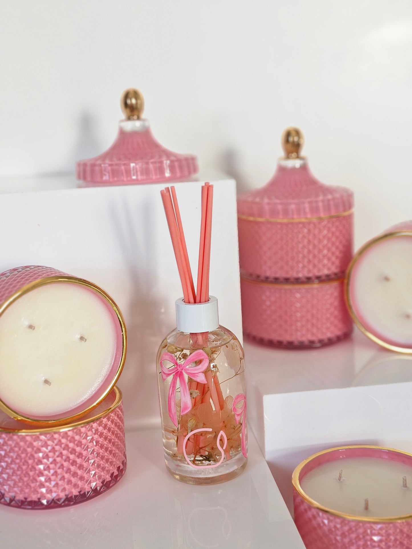 Triple Gold Pink Combo Set