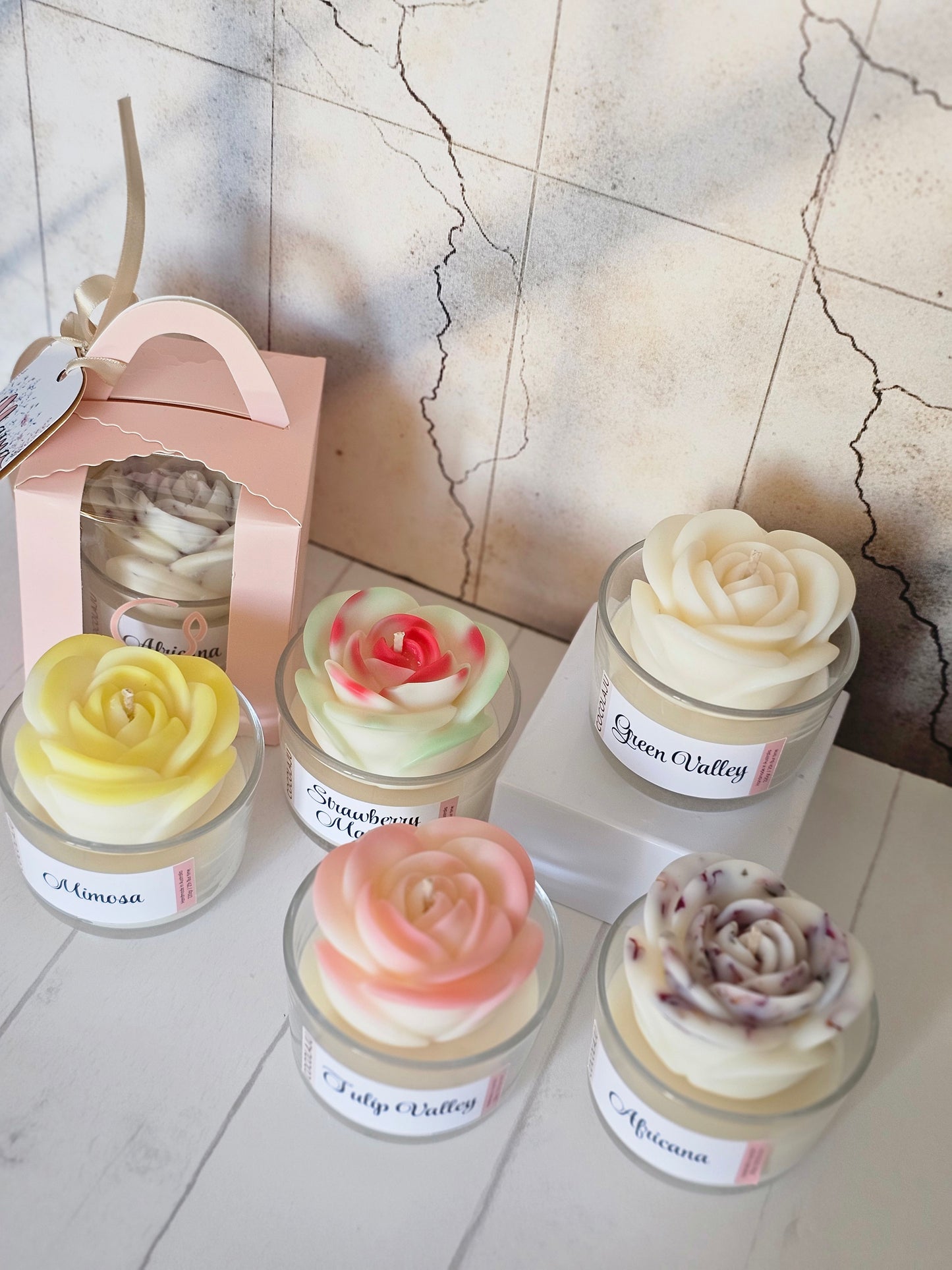 RoseJar Candle