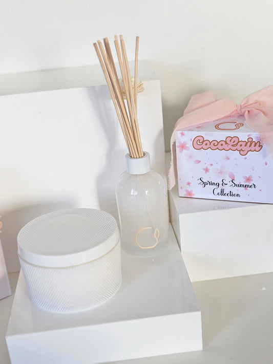 White Glow Candle Jar